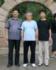 与书法家李智留念